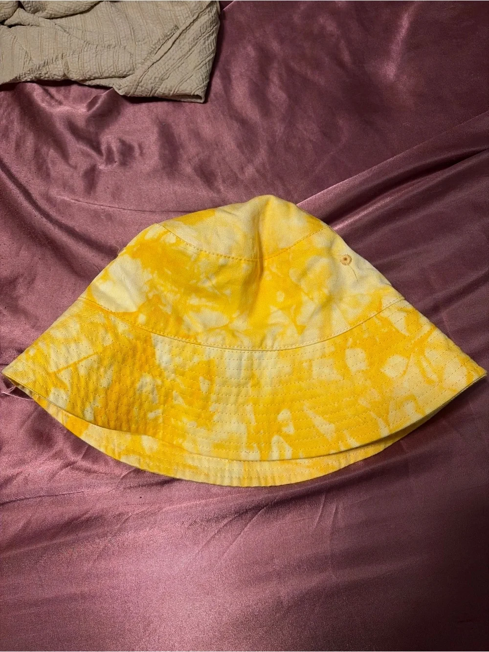Target Yellow Tie-Dye Cotton Bucket Hat